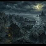 The Shadow Over Innsmouth H.P. Lovecraft cosmic horror decaying seaport Devil Reef illustration